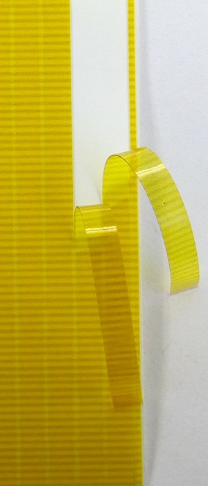 Пленка ПВХ для имитации спинки бокоплава 4 мм (желтый)