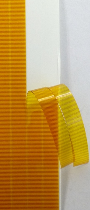 Пленка ПВХ для имитации спинки бокоплава 5 мм (оранжевый)