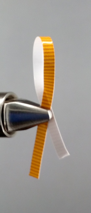 Пленка ПВХ для имитации спинки бокоплава непрозрачная 3 мм (оранжевый)