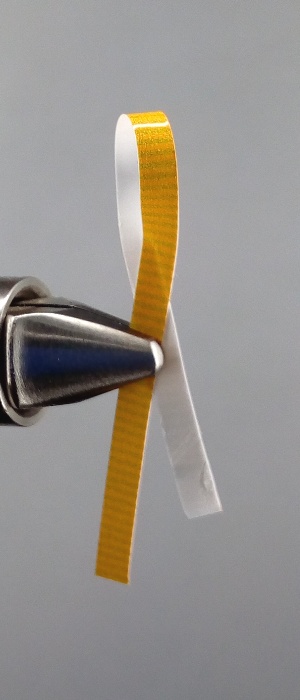 Пленка ПВХ для имитации спинки бокоплава непрозрачная 3 мм (горчичный)