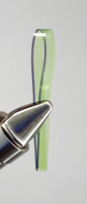 Пленка ПВХ для сегментации тела мушки 2 мм (травяной)