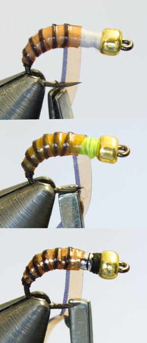Пленка ПВХ для сегментации тела мушки 4 мм (желтый)