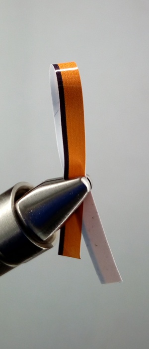 Пленка ПВХ для сегментации тела мушки непрозрачная 2 мм (оранжевый)