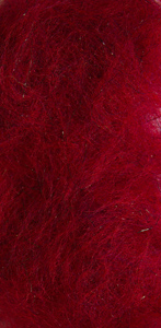 Даббинг мериносовый с ультрафиолетовыми волокнами вишневый