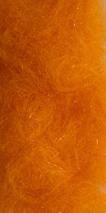 Даббинг мериносовый с ультрафиолетовыми волокнами оранжевый