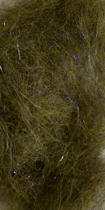 Даббинг мериносовый с ультрафиолетовыми волокнами серая спаржа