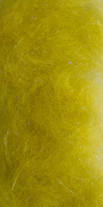 Даббинг мериносовый с ультрафиолетовыми волокнами желтый