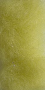 Даббинг мериносовый с ультрафиолетовыми волокнами лимонный
