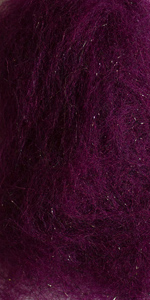Даббинг мериносовый с ультрафиолетовыми волокнами сливовый